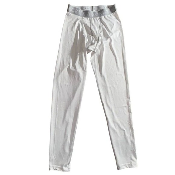 ACRUX White Performance Gear Tights Pants Sports Size M Athletic Men's Jogger - Picture 2 of 12